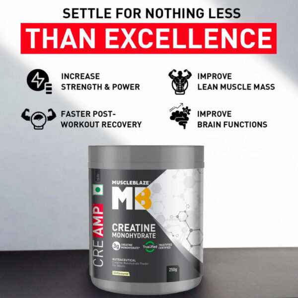 MuscleBlaze Creatine Monohydrate CreAMP